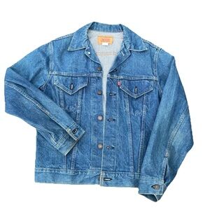 Vintage 1970’s Levi's 70505 Type 3 Trucker Jacket Men's Sz. 38 USA Button No. 52